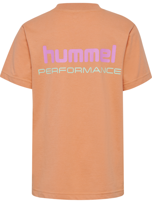 hmlJR PULSE T-SHIRT S/S, PEACH BLOOM hmlJR PULSE T-SHIRT S/S, PEACH BLOOM, packshot