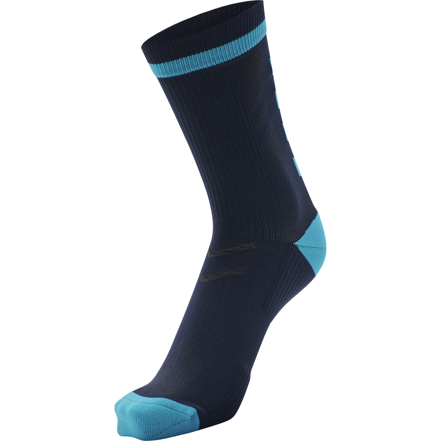 ELITE INDOOR SOCK LOW PA, DARK SAPPHIRE/BLUEBIRD, packshot