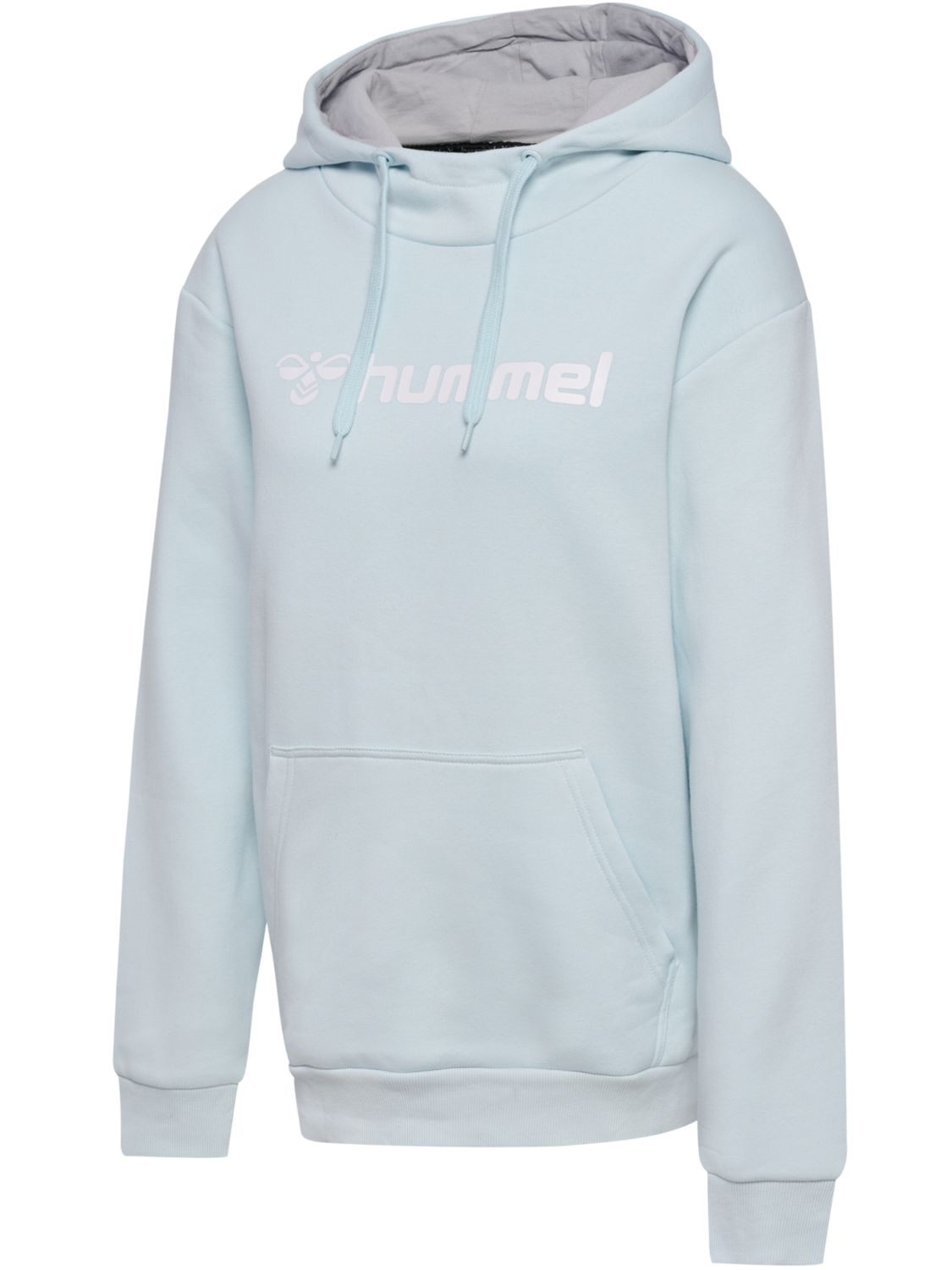 hmlMOVER COTTON HOODIE WOMAN, BABY BLUE, packshot