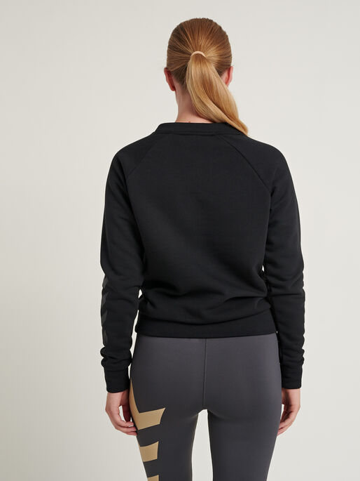 hmlNONI SWEATSHIRT, BLACK, model