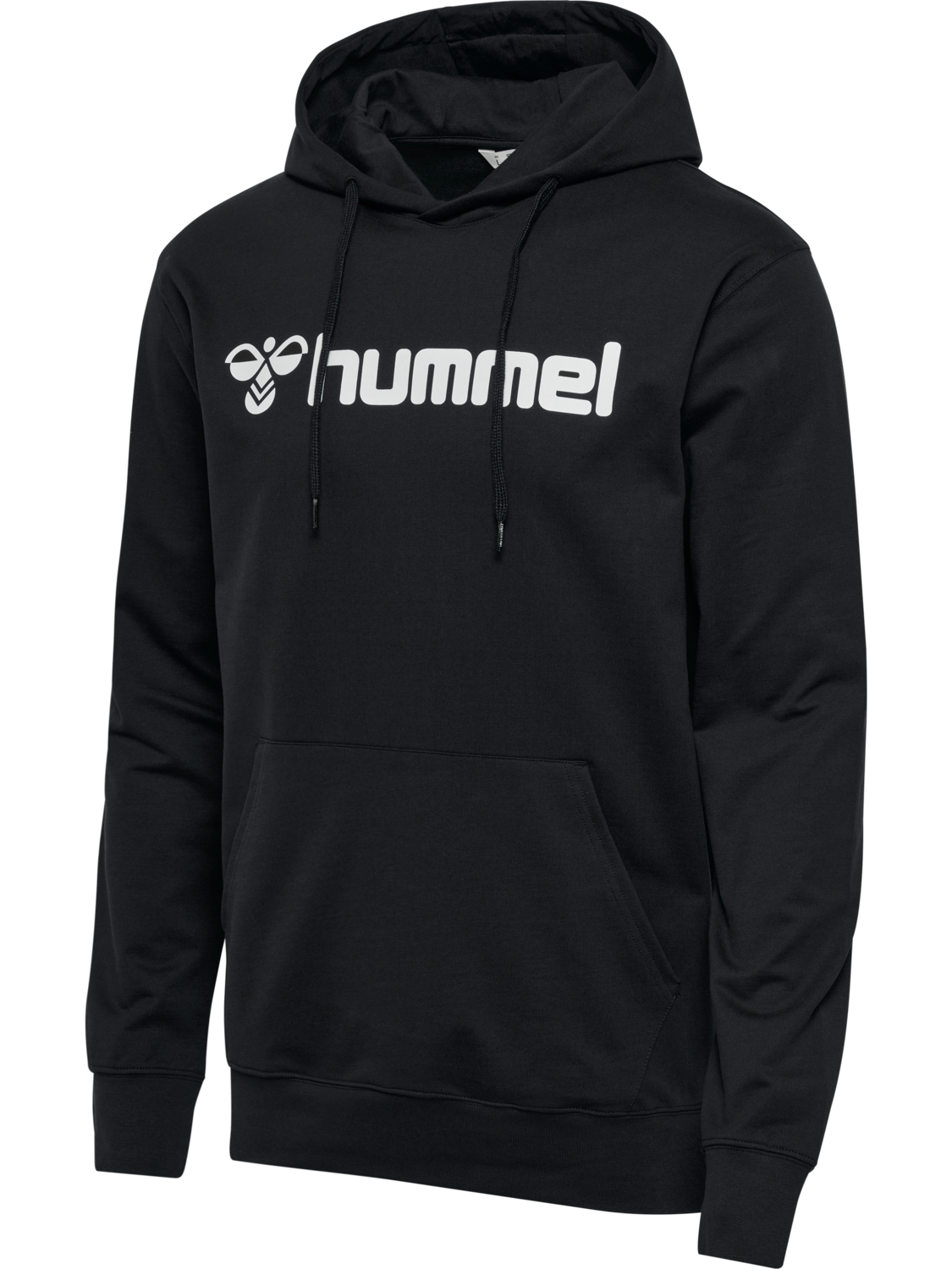 hmlGO 2.0 LOGO HOODIE, BLACK, packshot