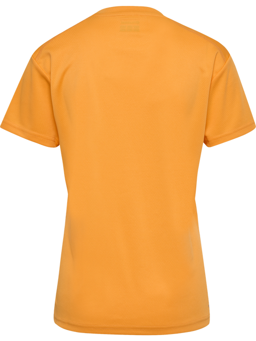 hmlACTIVE PL JERSEY S/S WOMAN, BLAZING ORANGE, packshot