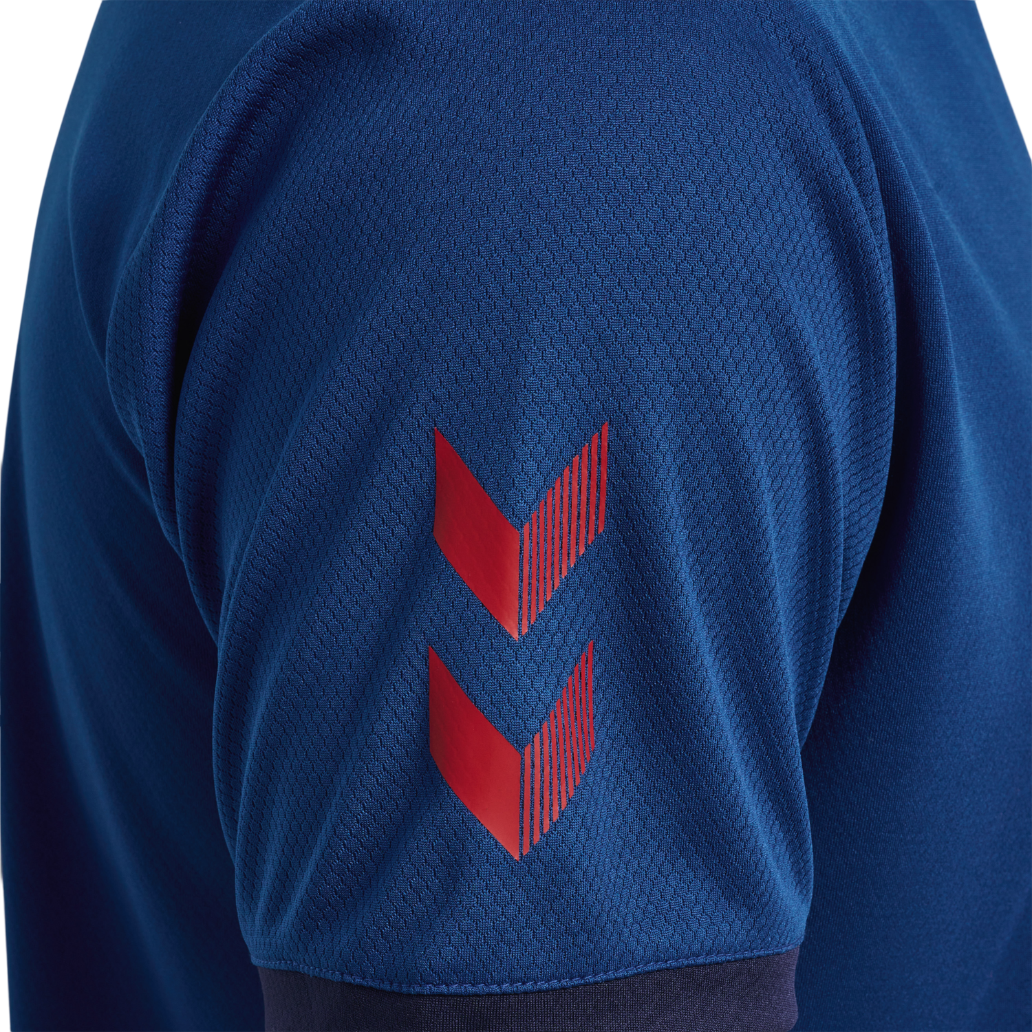 hmlQ4 POLY JERSEY S/S, LIMOGES, packshot