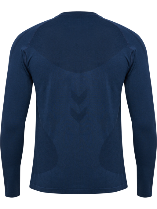 hmlHIIT SEAMLESS T-SHIRT L/S, DRESS BLUES hmlHIIT SEAMLESS T-SHIRT L/S, DRESS BLUES, packshot