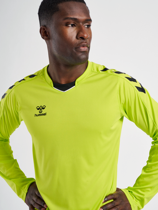 hmlCORE XK POLY JERSEY L/S, LIME POPSICLE, model