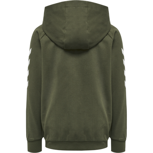 HUMMEL GO KIDS COTTON HOODIE, GRAPE LEAF, packshot