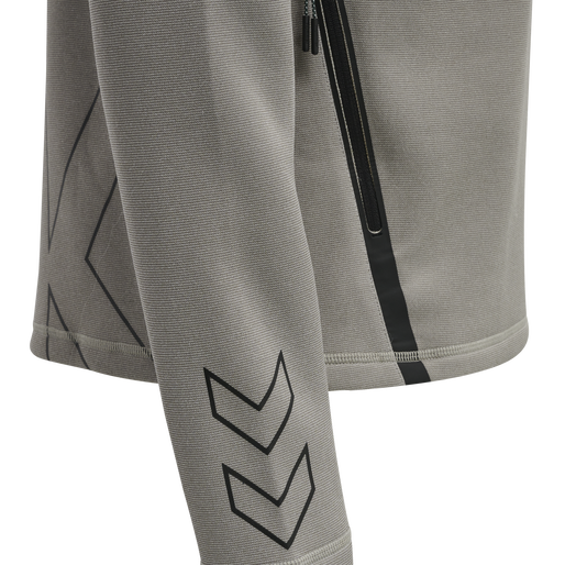 hmlCIMA XK HOODIE, GREY MELANGE, packshot