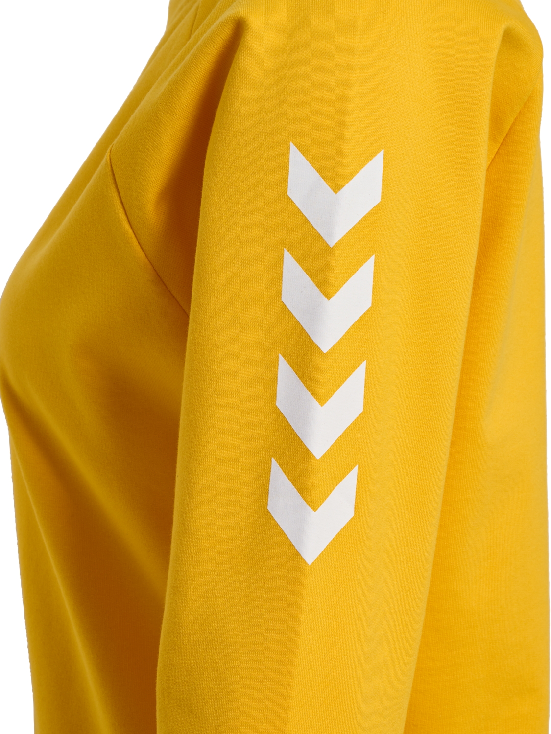 HUMMEL GO COTTON SWEATSHIRT WOMAN, SPORTS YELLOW, packshot