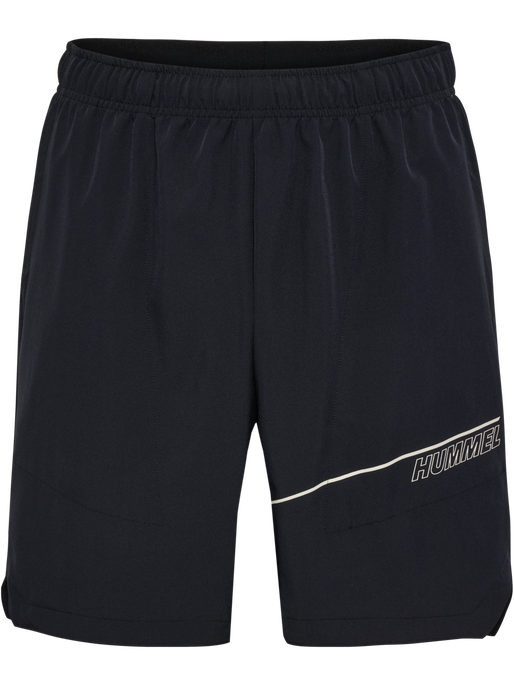 hmlCOURT POCKET SHORTS, LIGHT GREY/BLACK, packshot