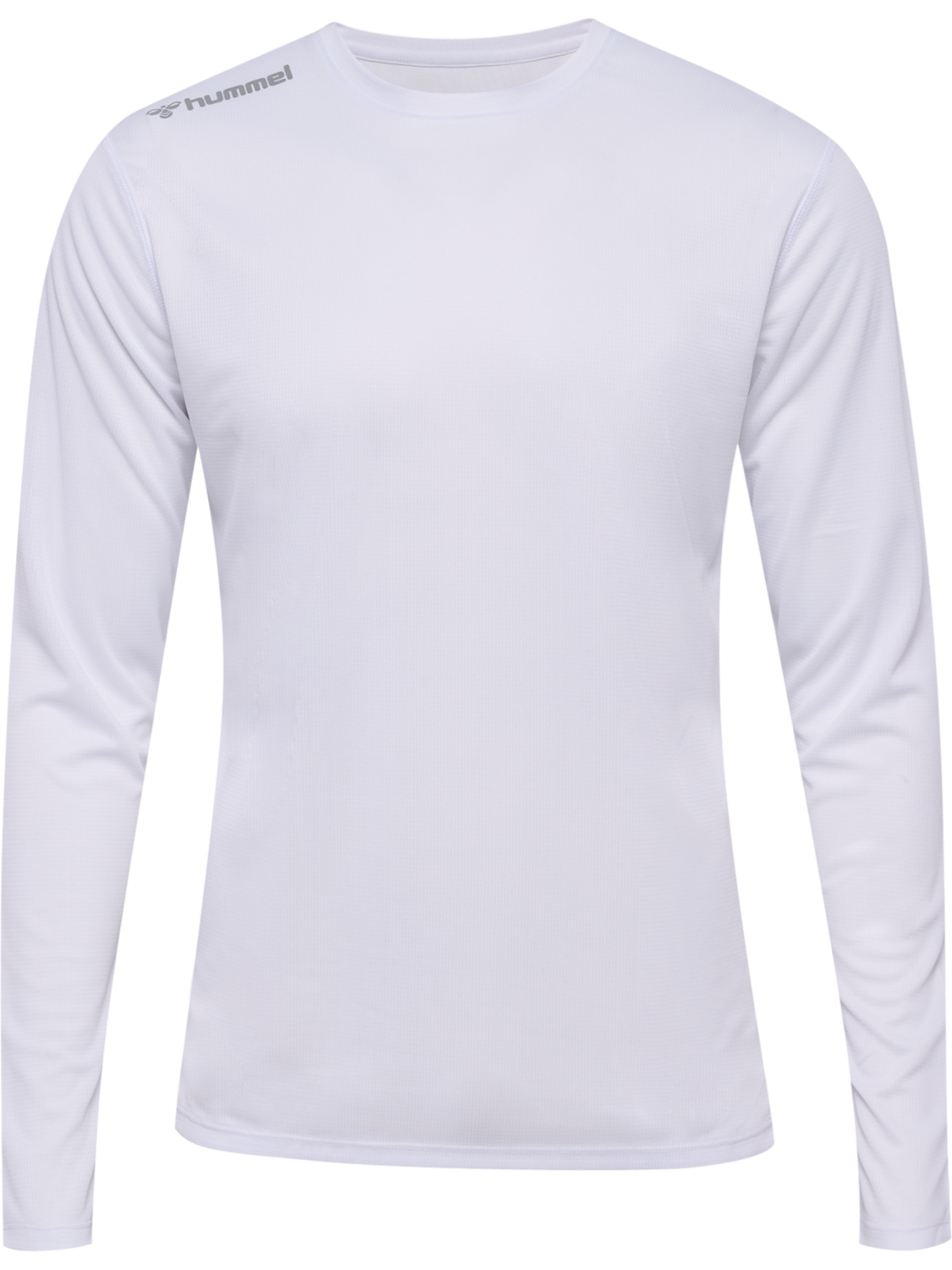 hmlRUN JERSEY L/S, WHITE, packshot