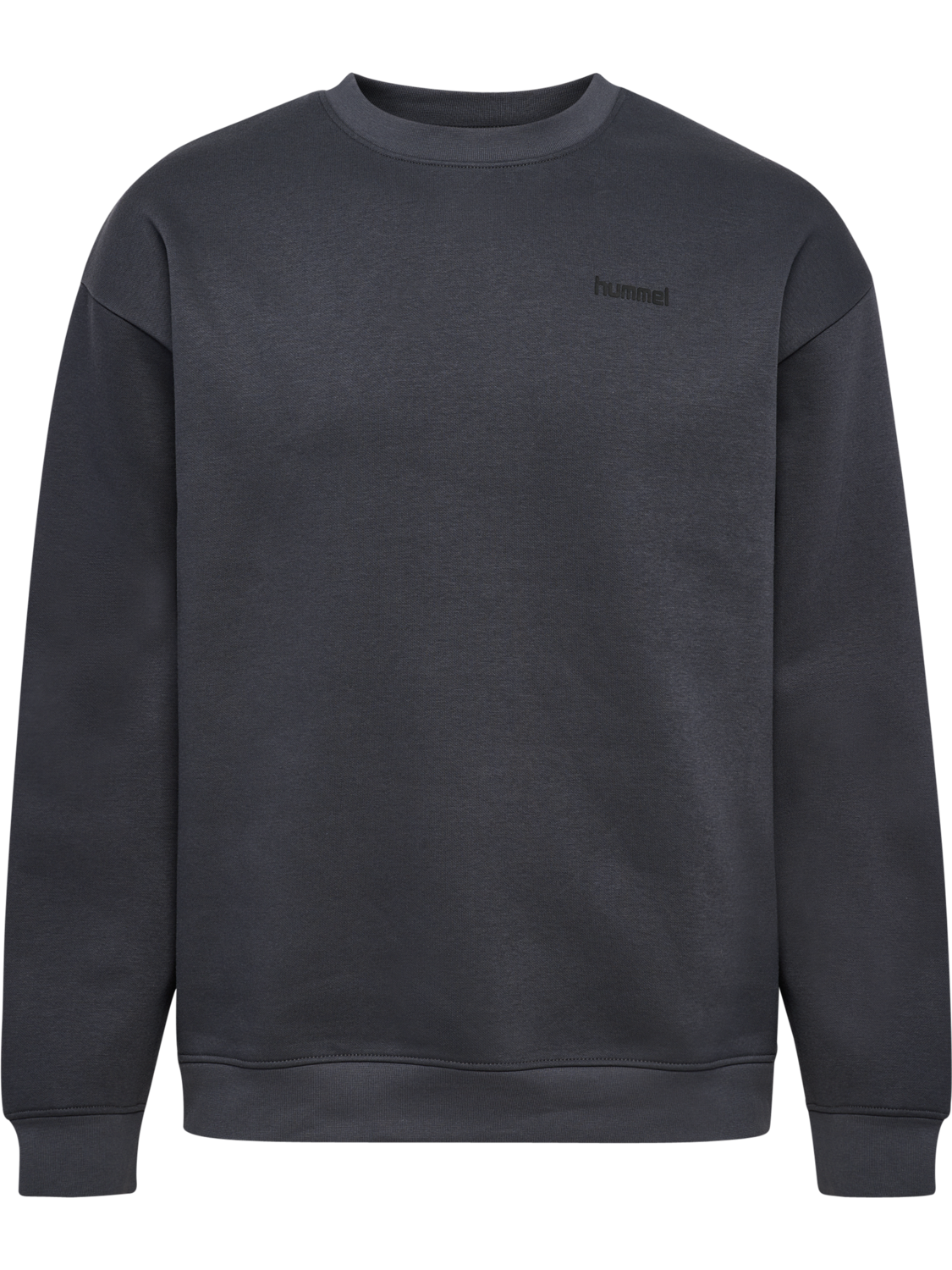 hmlKEEPER GRAPHIC CREWNECK, EBONY, packshot