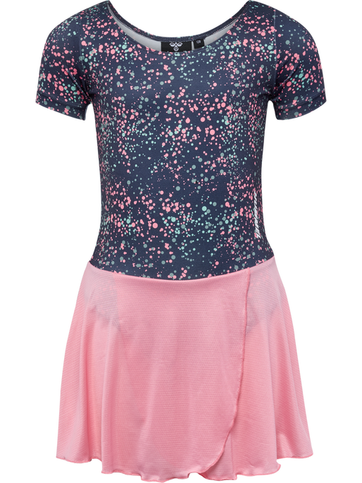 hmlNELLY GYMSUIT S/S, PEONY, packshot