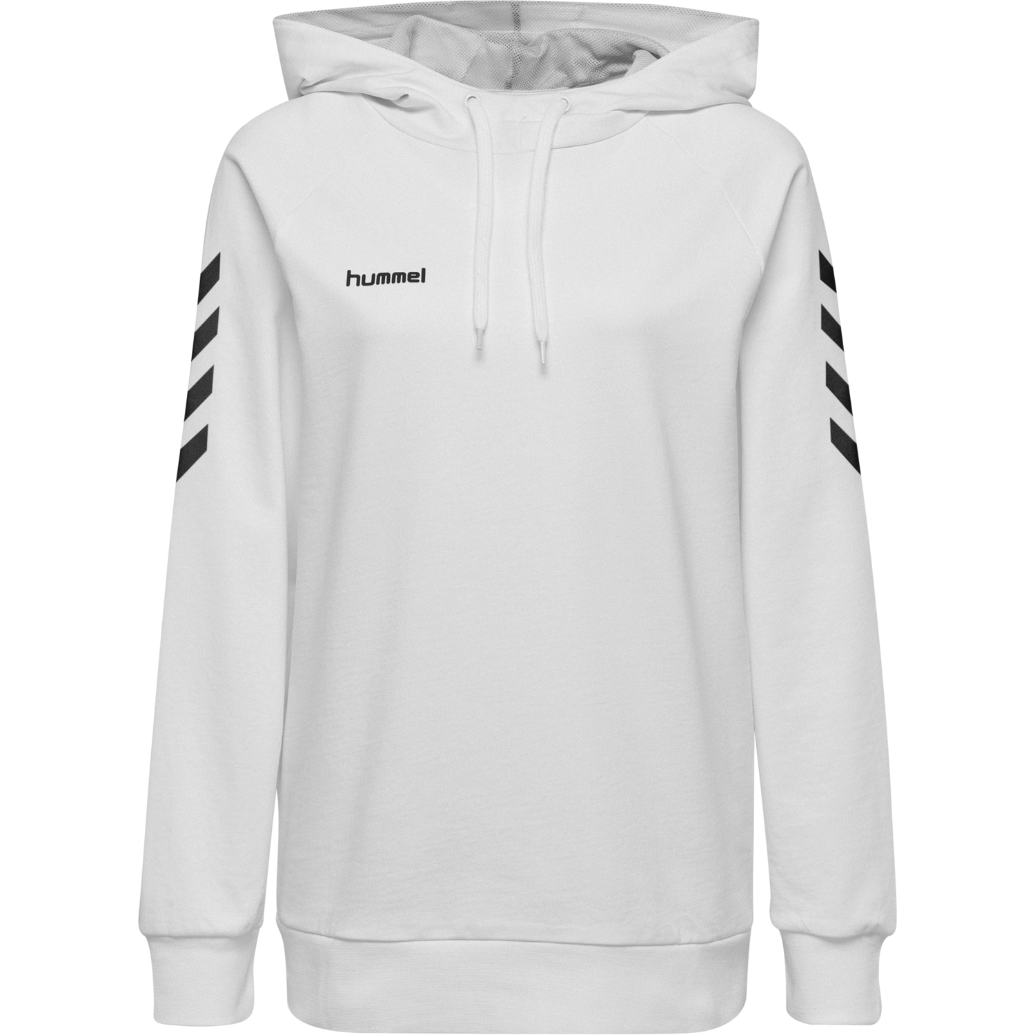 HUMMEL GO COTTON HOODIE WOMAN, WHITE, packshot