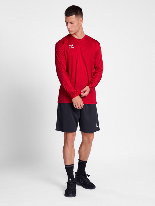 hmlAUTHENTIC PL JERSEY L/S, TRUE RED, model