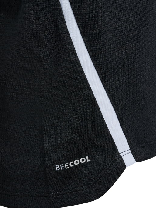 hmlLEAD 2.0 JERSEY S/S KIDS, BLACK/ASPHALT, packshot