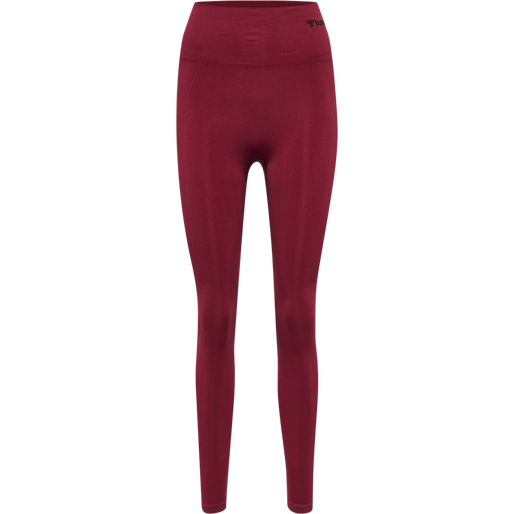 hmlTIF SEAMLESS HIGH WAIST TIGHTS, CABERNET, packshot