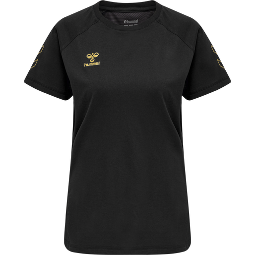 hmlCIMA XK T-SHIRT S/S WOMAN, BLACK, packshot
