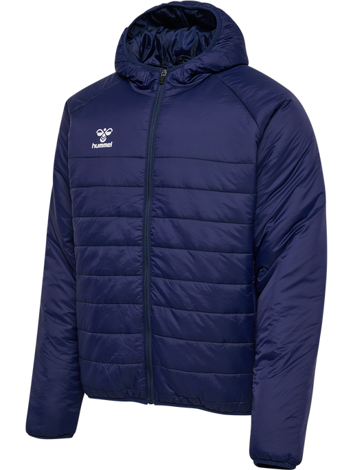 hmlGO QUILTED HOOD JACKET, MARINE, packshot