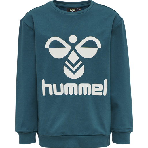 HMLDOS SWEATSHIRT, BLUE CORAL, packshot