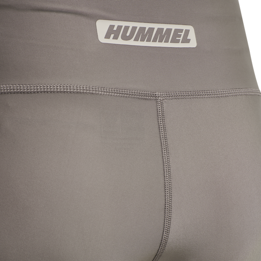 hmlTE TOLA HW TIGHT SHORTS, DRIFTWOOD, packshot
