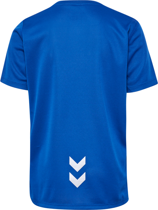 hmlRUN JERSEY S/S KIDS, TRUE BLUE, packshot