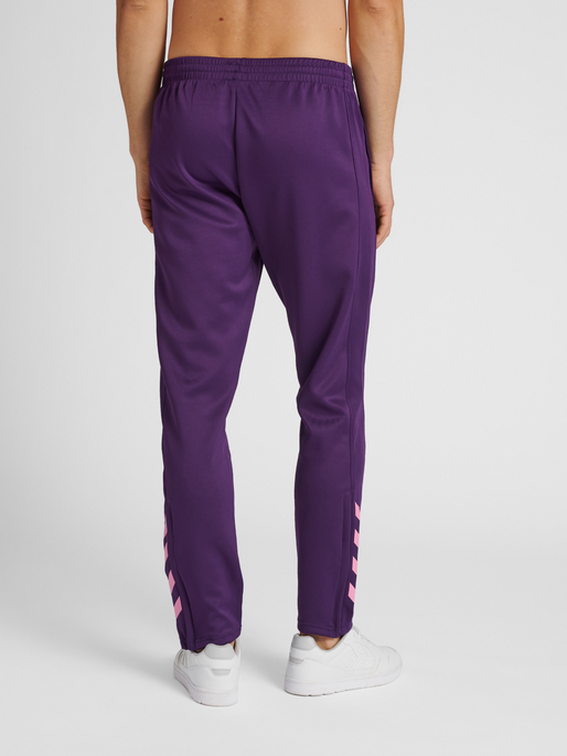 hmlCORE XK POLY PANTS, ACAI, model