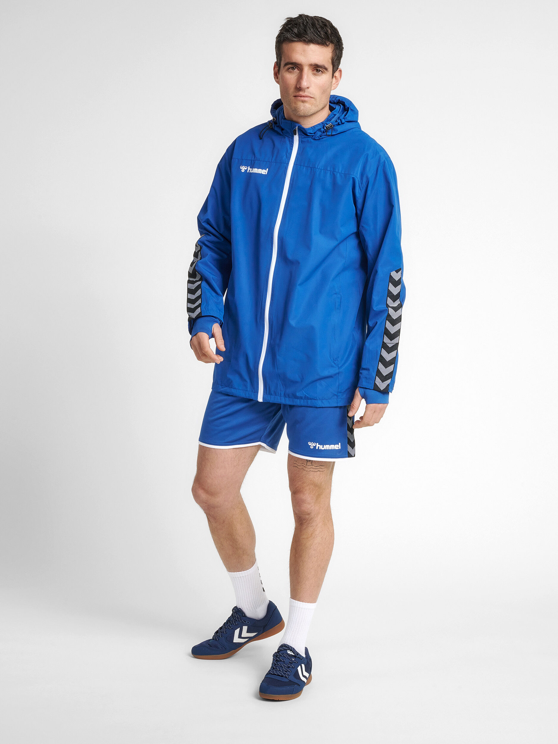 hummel AUTHENTIC ALL WEATHER JACKET TRUE BLUE hummelsport