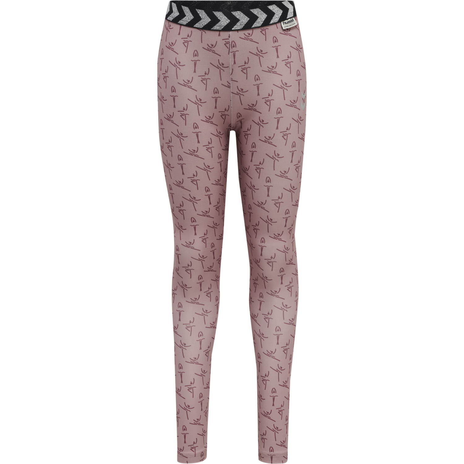 hmlPRIMA BEE PIROUETTE TIGHTS, WOODROSE, packshot