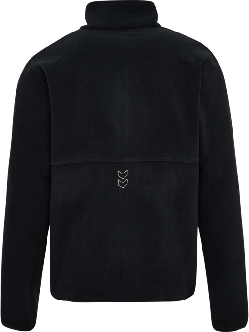 hmlPULSE FLEECE JACKET, BLACK hmlPULSE FLEECE JACKET, BLACK, packshot