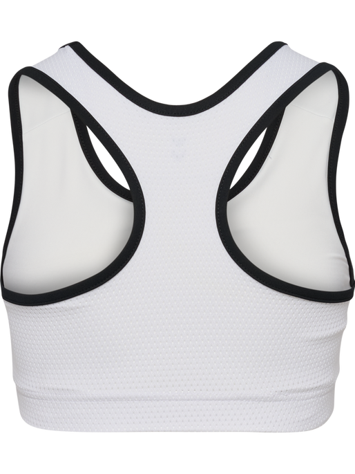 hmlPULSE MESH W TOP, WHITE/BLACK, packshot