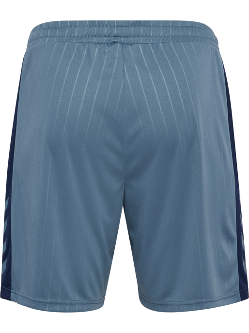 hmlPULSE STRIPE BLOCKED SHORTS, BLUE MIRAGE/DRESS BLUE, packshot