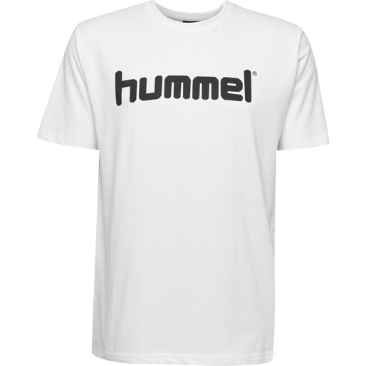 HUMMEL GO KIDS COTTON LOGO T-SHIRT S/S, WHITE, packshot