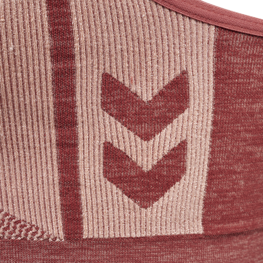 hmlCLEA SEAMLESS  SPORTS TOP, WITHERED ROSE/ROSE TAN MELANGE, packshot