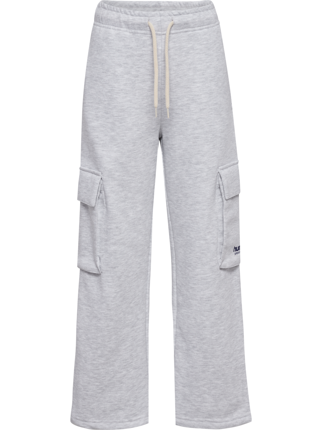 hmlJR LOOSE WL CARGO SWEATPANT, LIGHT GREY MELANGE, packshot