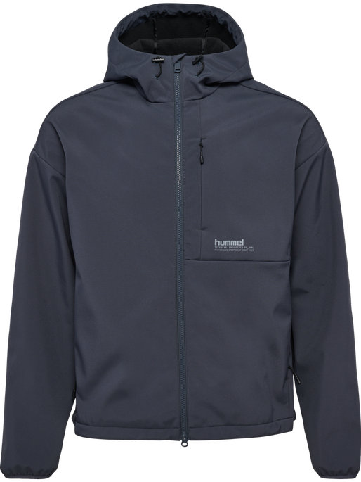 hmlLOOSE SOFTSHELL JACKET, EBONY hmlLOOSE SOFTSHELL JACKET, EBONY, packshot