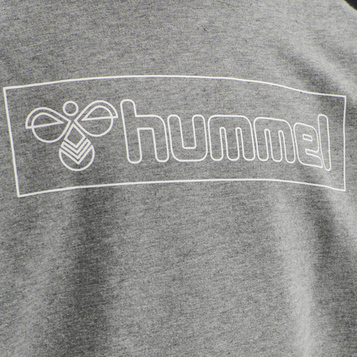hmlBOXLINE HOODIE, MEDIUM MELANGE, packshot
