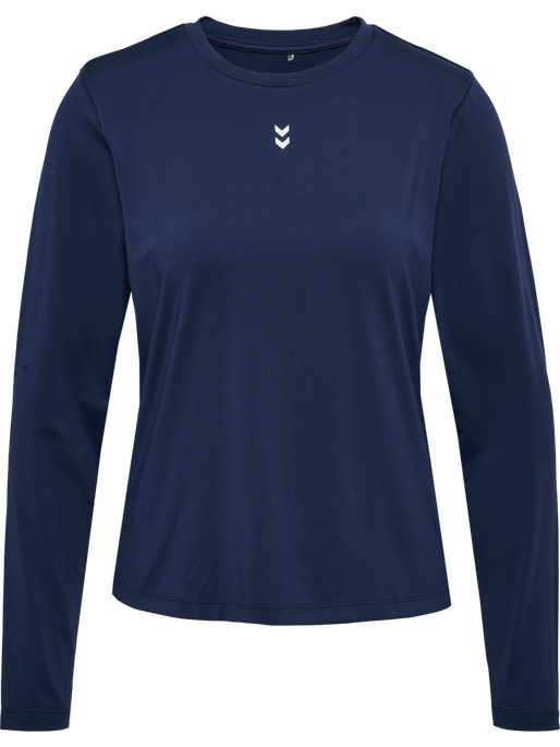 hmlFAST W T-SHIRT L/S, DRESS BLUES hmlFAST W T-SHIRT L/S, DRESS BLUES, packshot