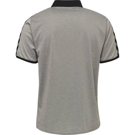 hmlAUTHENTIC FUNCTIONAL POLO, GREY MELANGE hmlAUTHENTIC FUNCTIONAL POLO, GREY MELANGE, packshot