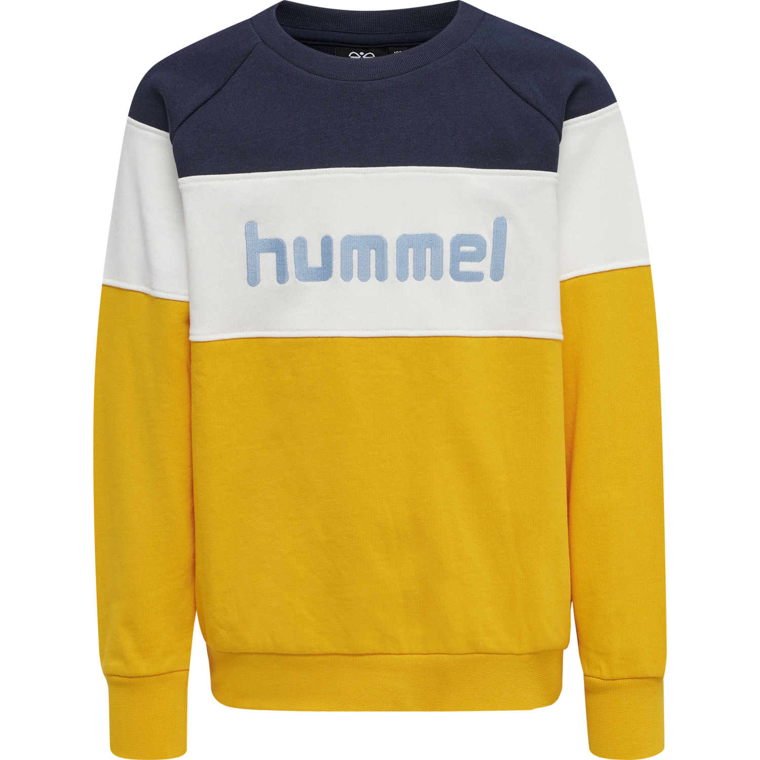 hmlCLAES SWEATSHIRT, SAFFRON, packshot