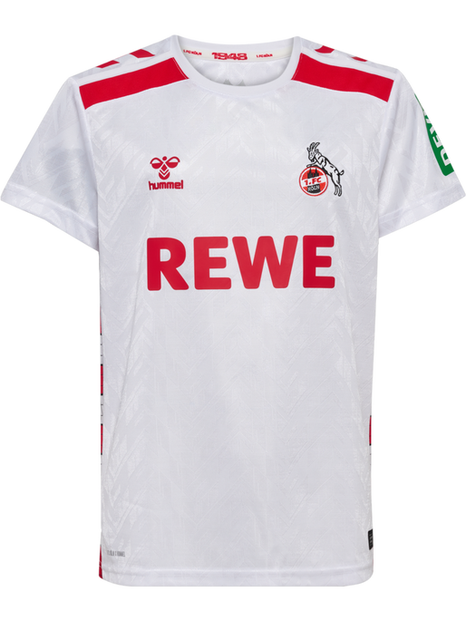 1FCK 24/25 HOME JERSEY S/S KIDS, WHITE/TRUE RED, packshot