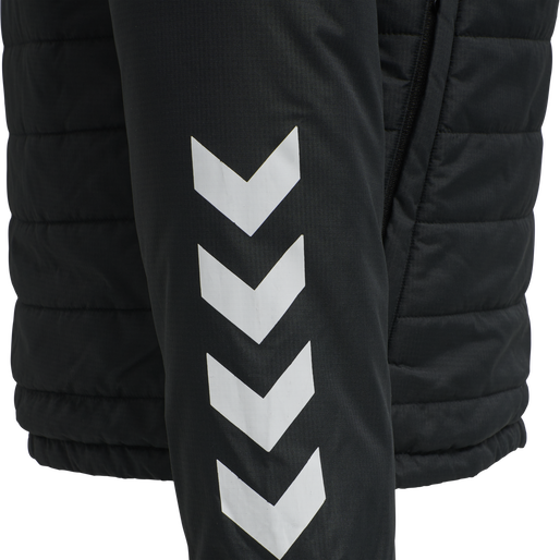 hmlPROMO SHORT BENCH JACKET, BLACK, packshot