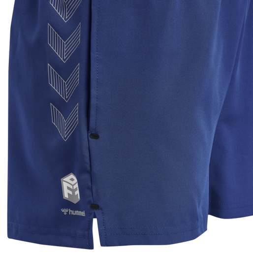 hmlMOVE GRID WOVEN SHORTS WOMAN, SODALITE BLUE, packshot