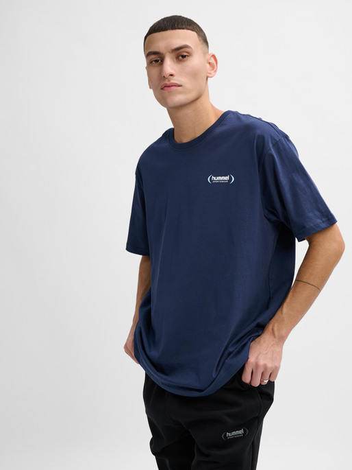 hummel FELIX LOOSE TEE - DRESS BLUES | hummelsport.de