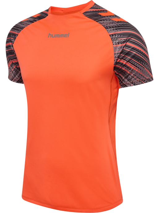 hmlBLAZE PRO TRAINING JERSEY S/S, NASTURTIUM hmlBLAZE PRO TRAINING JERSEY S/S, NASTURTIUM, packshot
