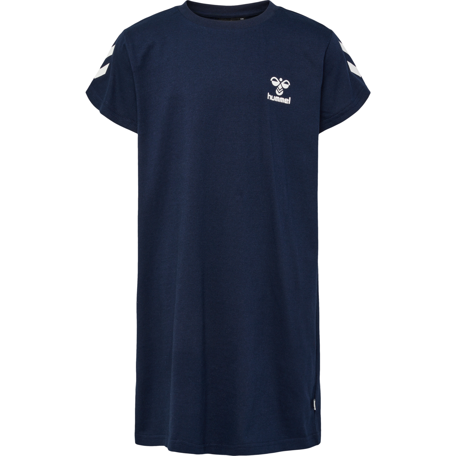 hmlMILLE T-SHIRT DRESS S/S, BLACK IRIS, packshot