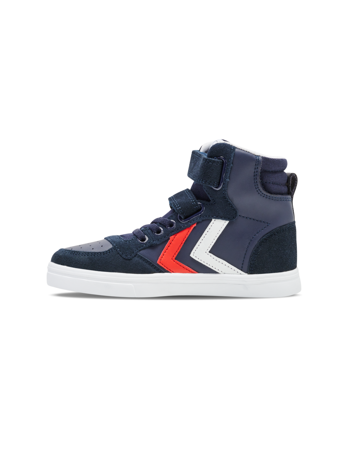 hummel SLIMMER STADIL LEATHER HIGH JR - PEACOAT | hummelsport.de