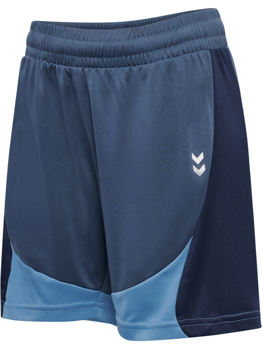 hmlJR GOAL BLOCK SHORTS, BERING SEA hmlJR GOAL BLOCK SHORTS, BERING SEA, packshot