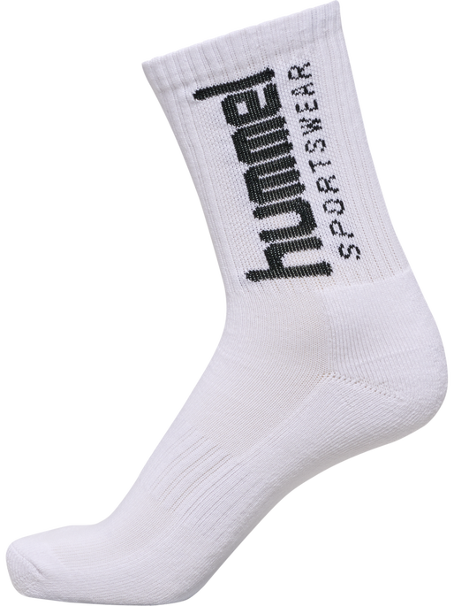 hml3-PACK SOCKS SPORTSWEAR BIG, WHITE, packshot