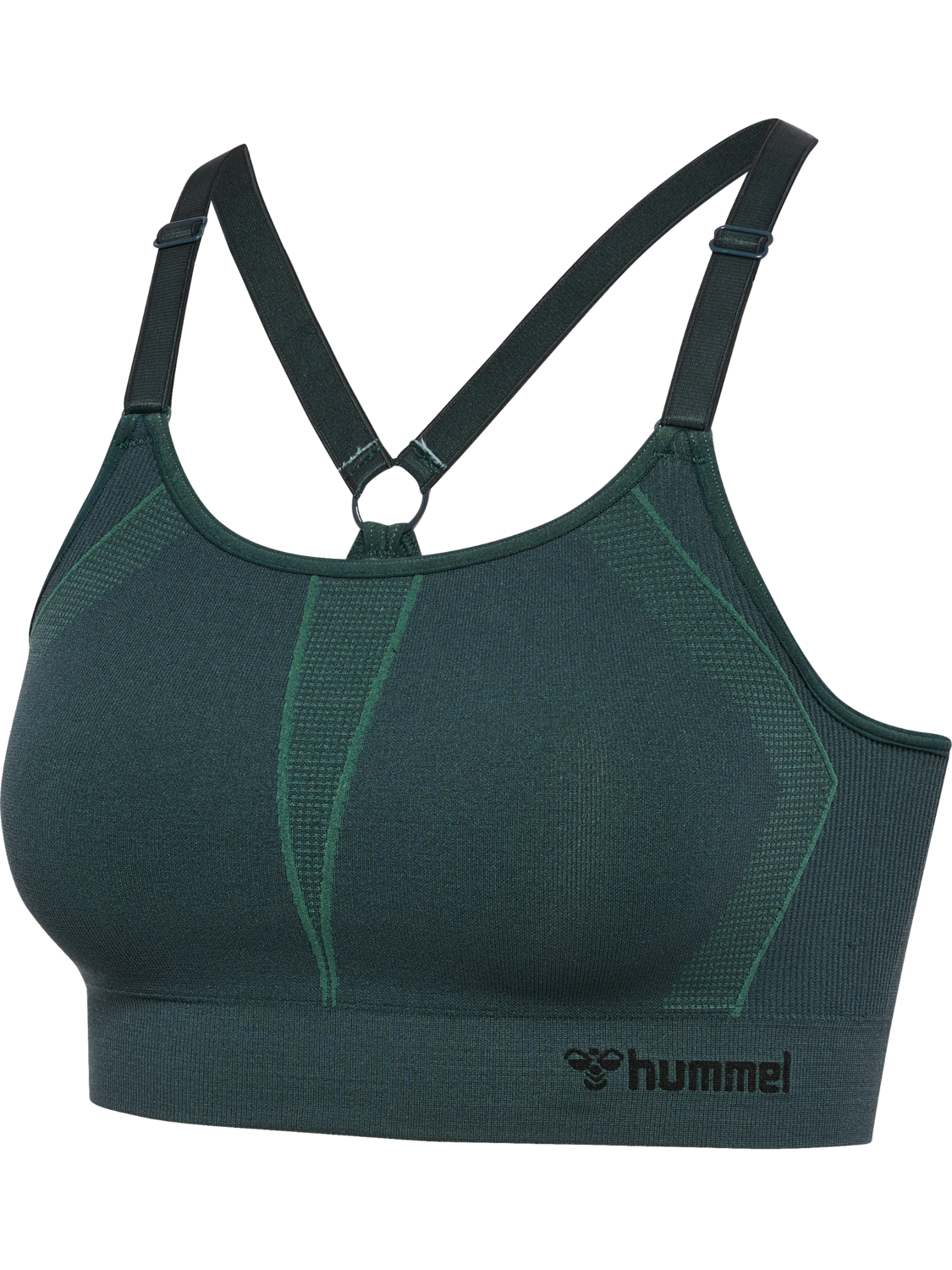 hmlMT POWER SEAMLESS SPORTS BRA, GREEN GABLES, packshot