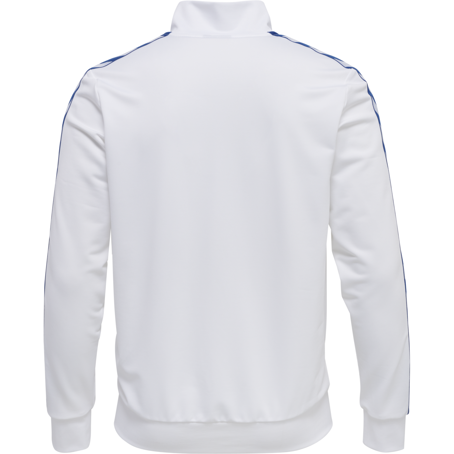 hmlNATHAN 2.0 ZIP JACKET, WHITE/TRUE BLUE, packshot